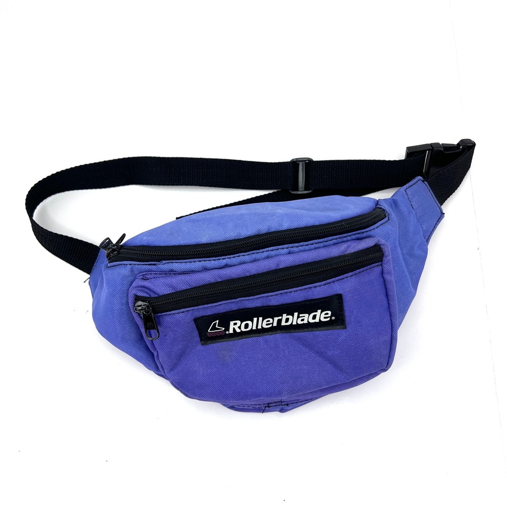 Vintage Rollerblade Fanny Pack Purple Waist Bag Retro 90s Inline Skate Hip Pack